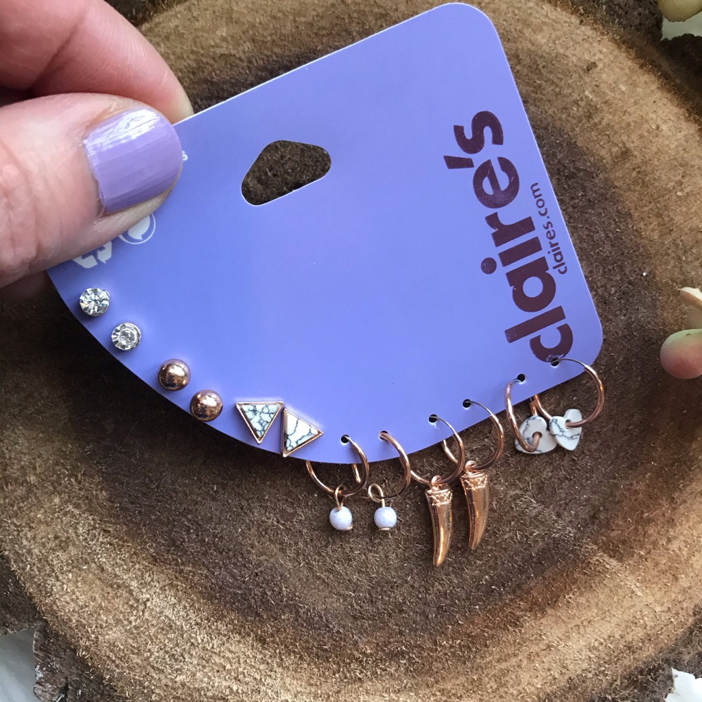 3 For $30 Claire’s Fashion Earrings